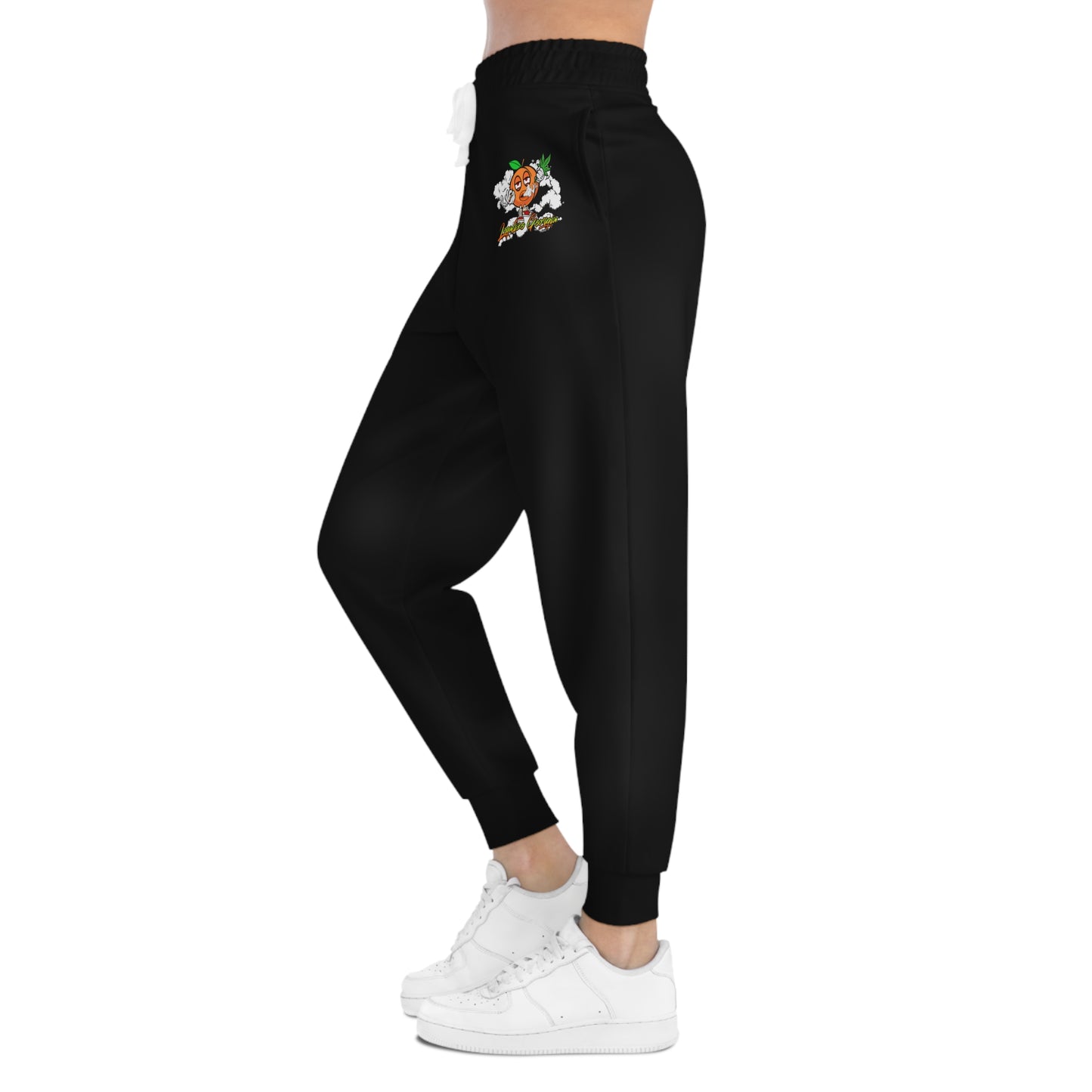 Black Athletic Joggers (AOP)