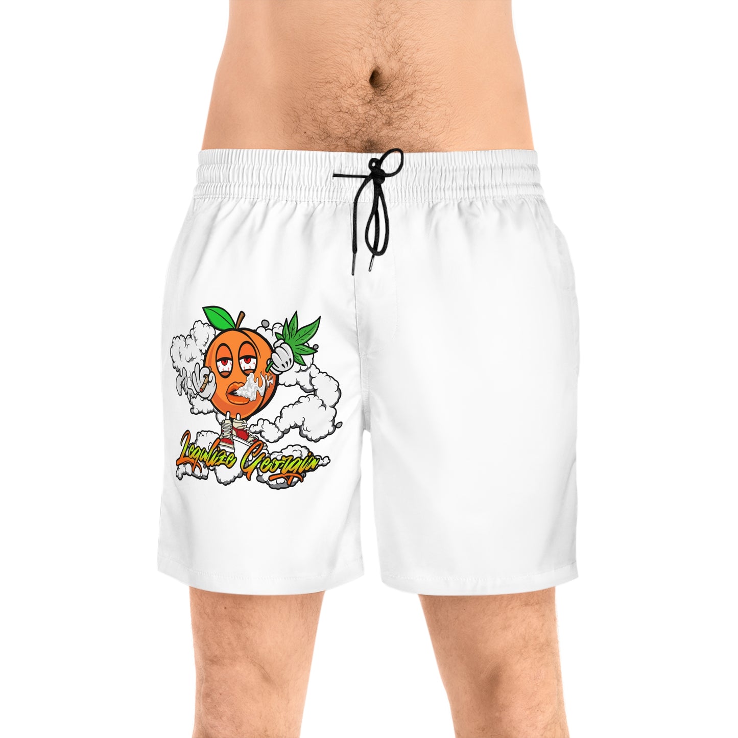 Men's Mid-Length Swim Shorts (AOP)