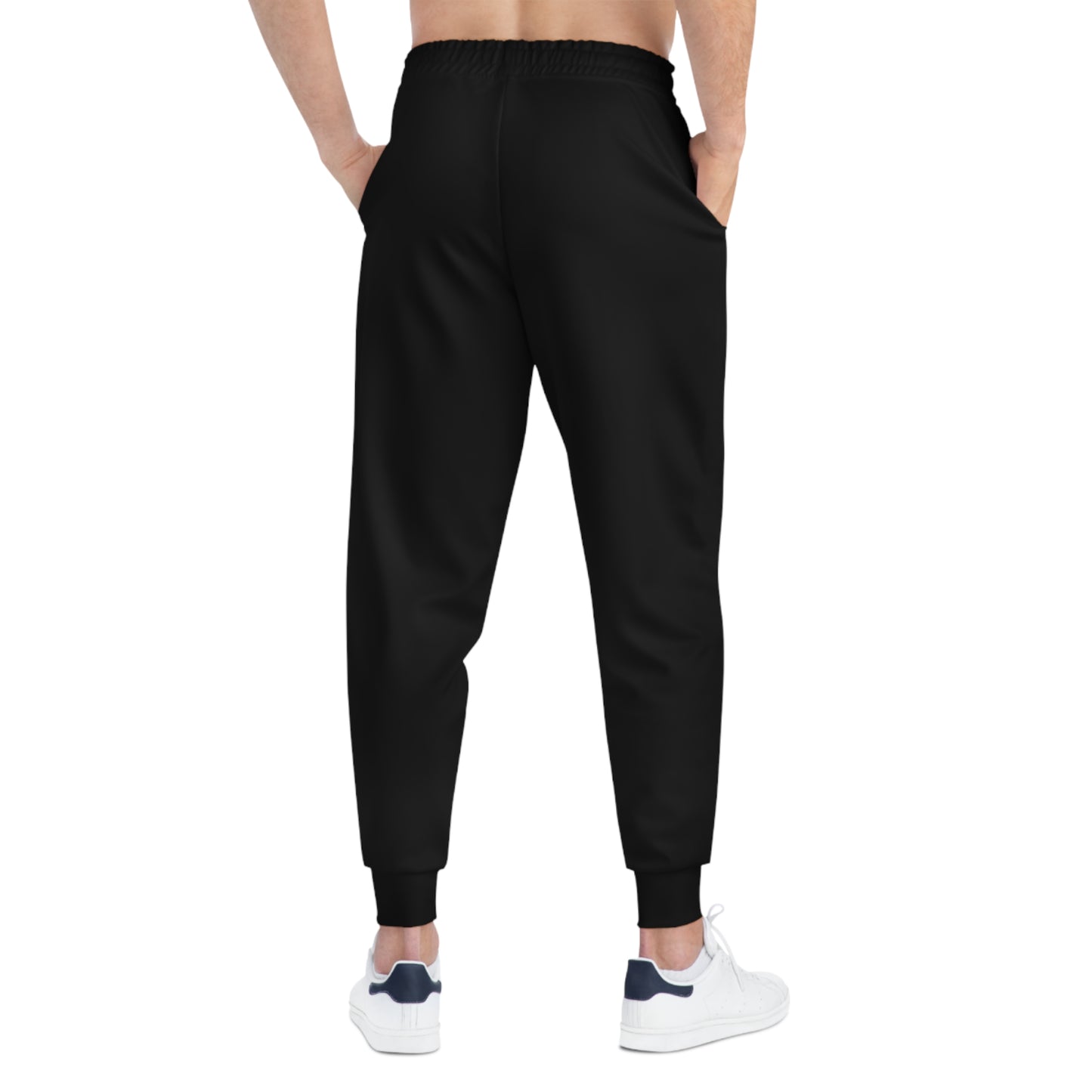 Black Athletic Joggers (AOP)