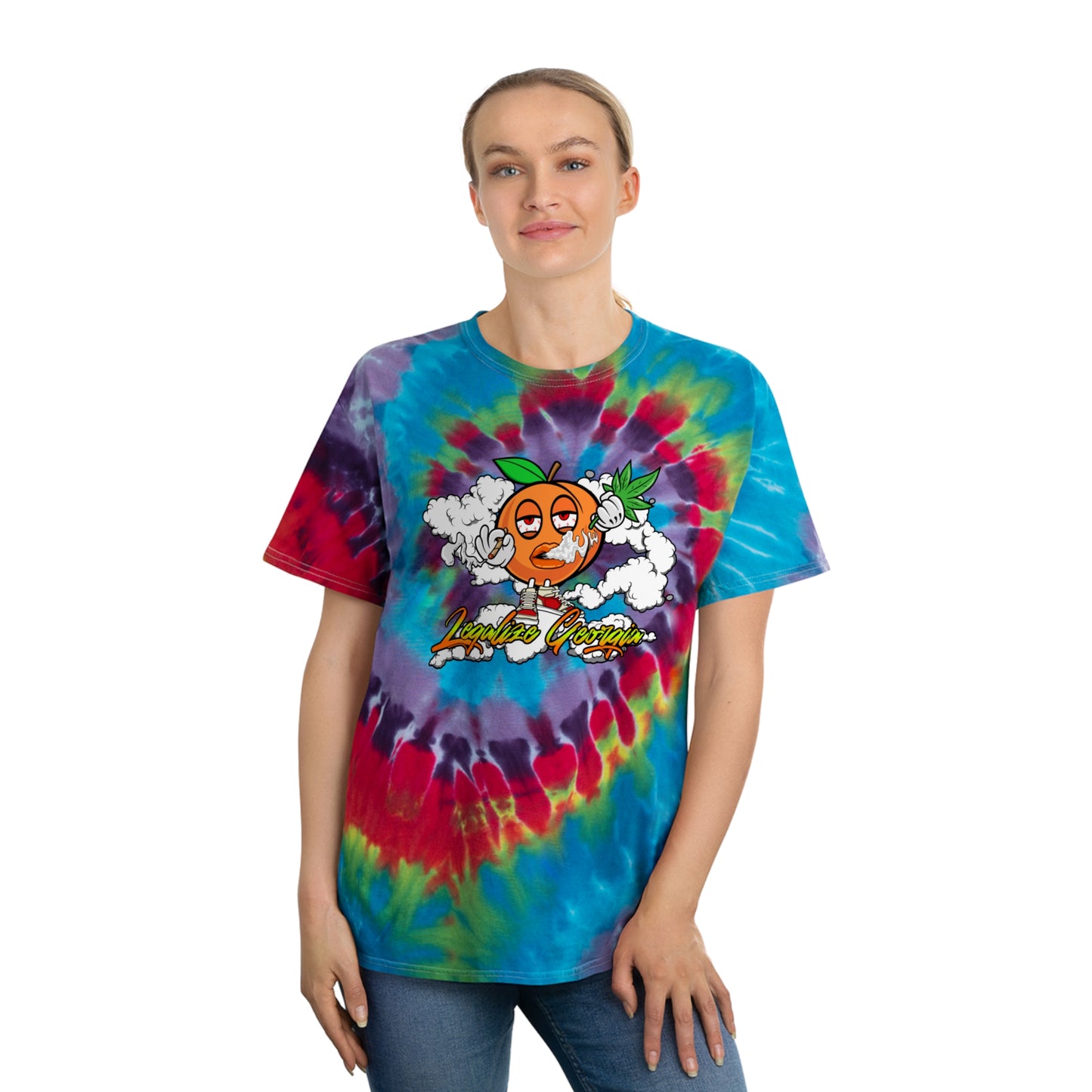 Legalize Georgia Tie-Dye Tee, Spiral