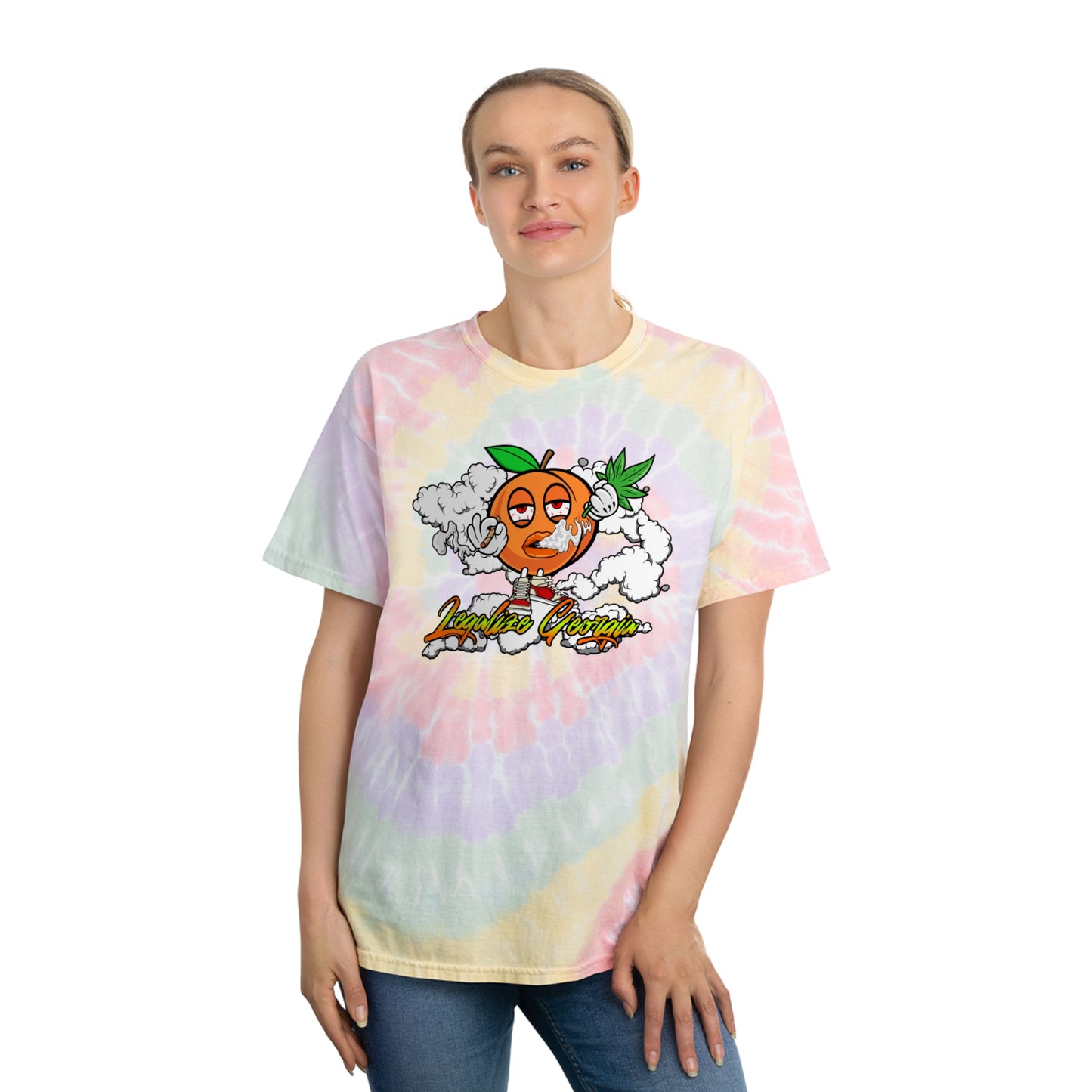 Legalize Georgia Tie-Dye Tee, Spiral