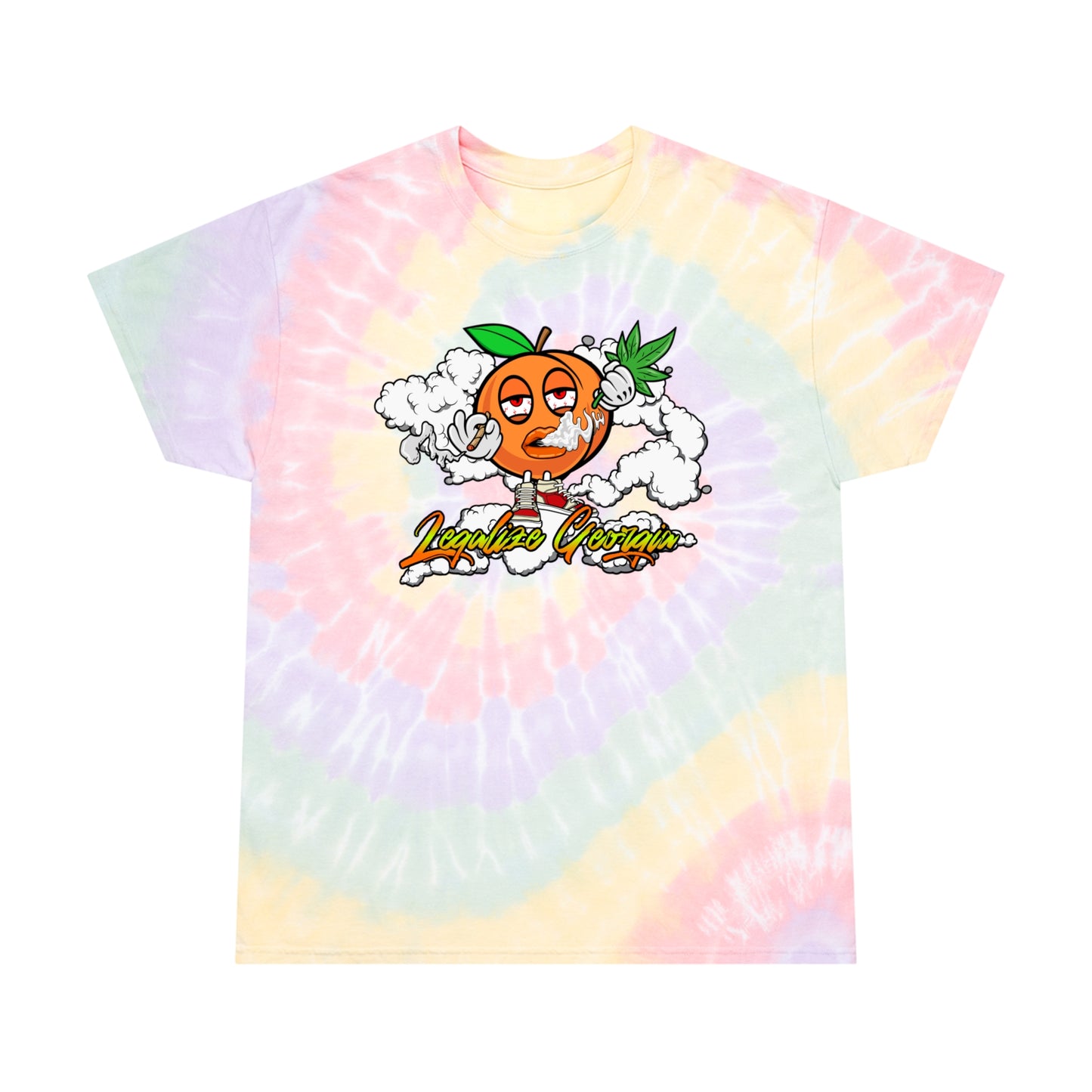 Legalize Georgia Tie-Dye Tee, Spiral