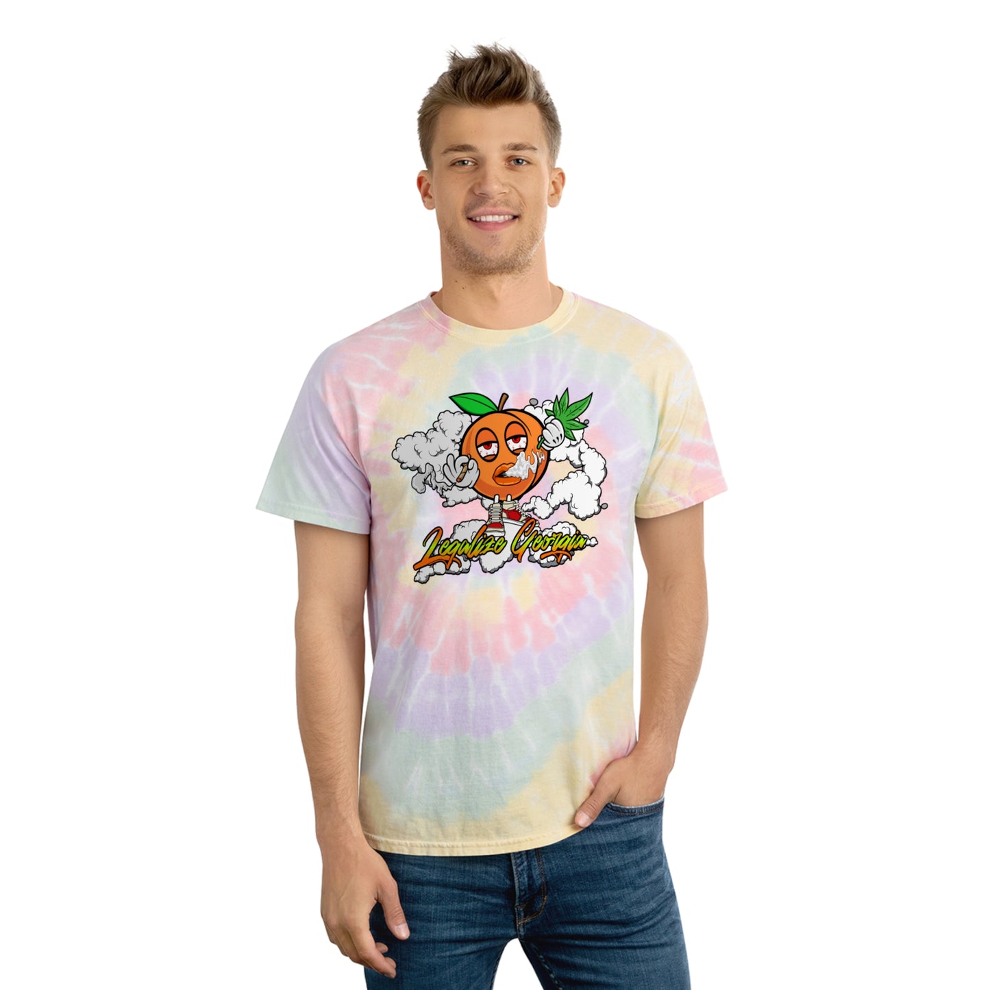 Legalize Georgia Tie-Dye Tee, Spiral