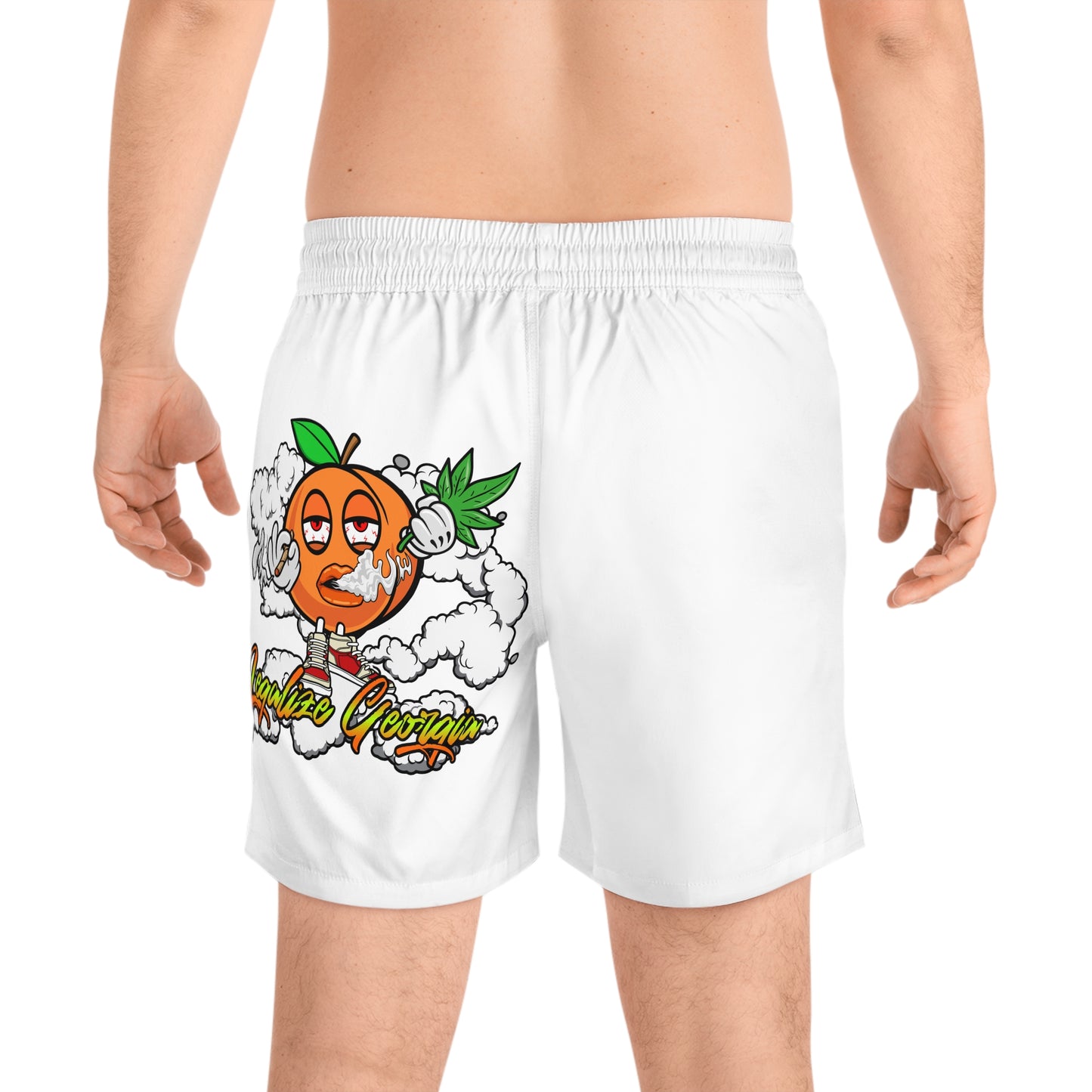 Men's Mid-Length Swim Shorts (AOP)