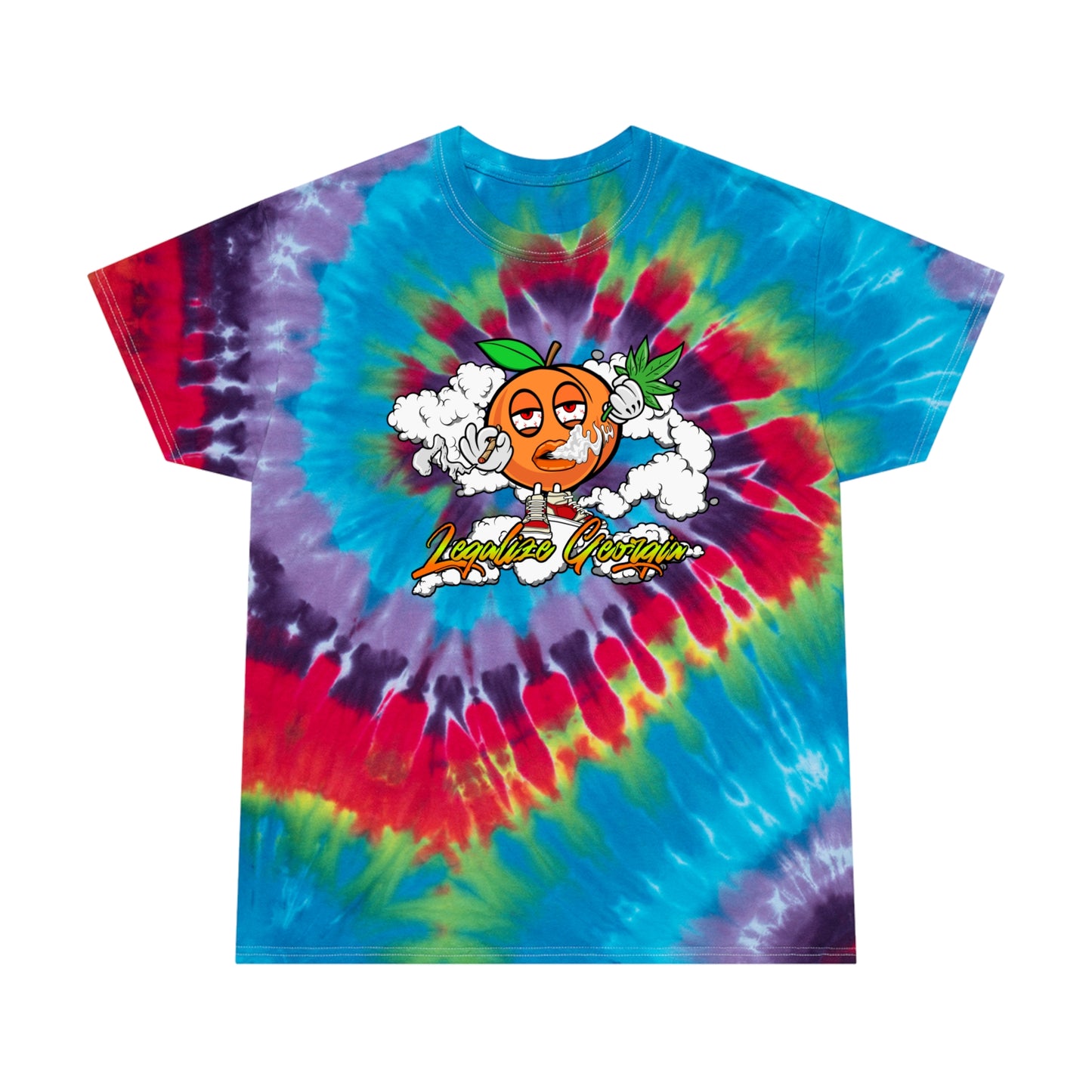 Legalize Georgia Tie-Dye Tee, Spiral